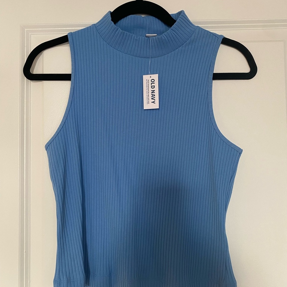 Old Navy Women's Blue Sleeveless Top
